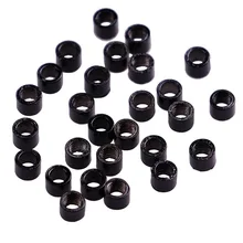 500 Pcs Silicone Micro Link Rings 4.5mm Lined Beads for Hair Extension Tool-MS