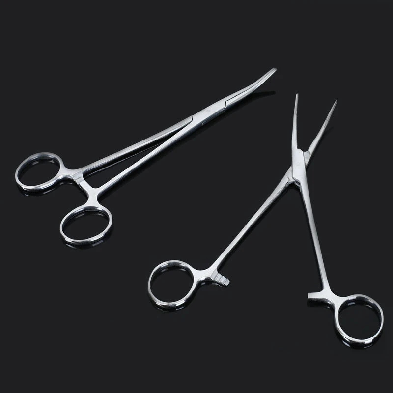 16/18cm Fishing Pliers Fish Hook Remover Stainless Steel Curved Tip