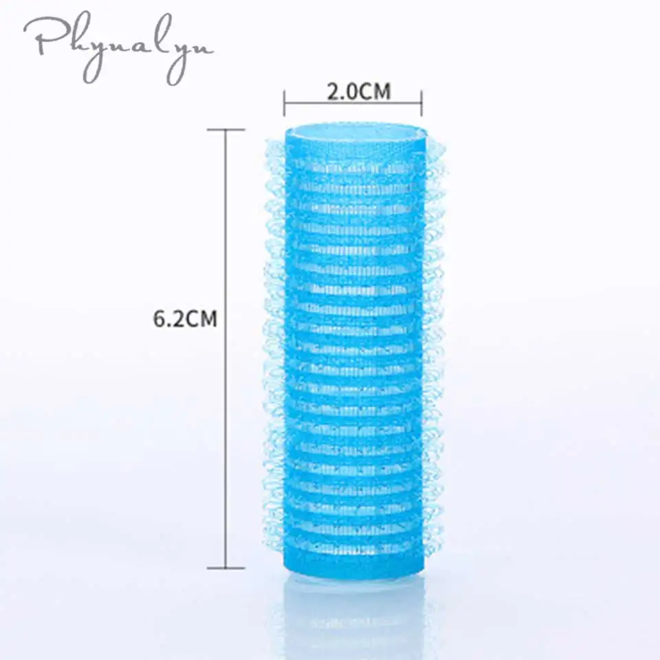 2.0cm Random Color Бигуди для волос с большим самозахватом, 6 шт., разные цвета, для самостоятельной сборки, для салона, бигуди, Профессиональные парикмахерские инструменты - Цвет: 2.0cm Random Color