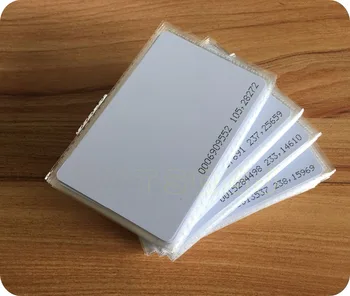 

Free shipping 2000pcs CR80 125KHz EM4100 RFID Card For Access Control can be printed in full version