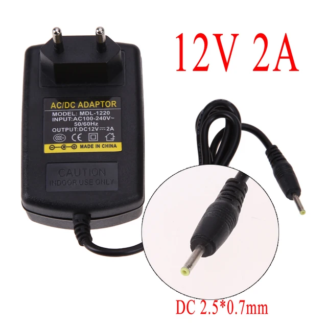 Best Offers Universal AC 110~240V to DC 12V 2A 2.5x0.7mm Power Supply Adapter for Windows for Android Tablet PC Pad Wall Charger EU Plug