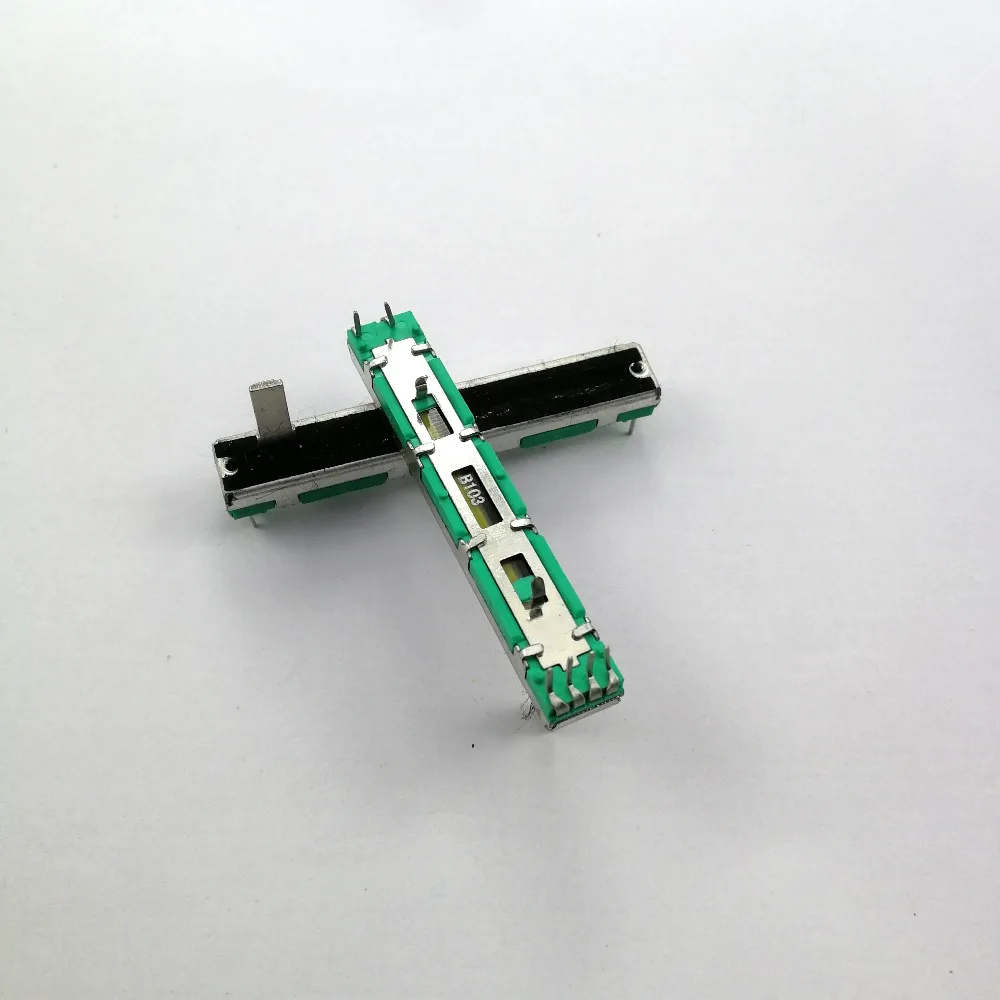 Mixer fader straight sliding volume potentiometer B10K long stroke 45MM 60MM 15MM dual channel