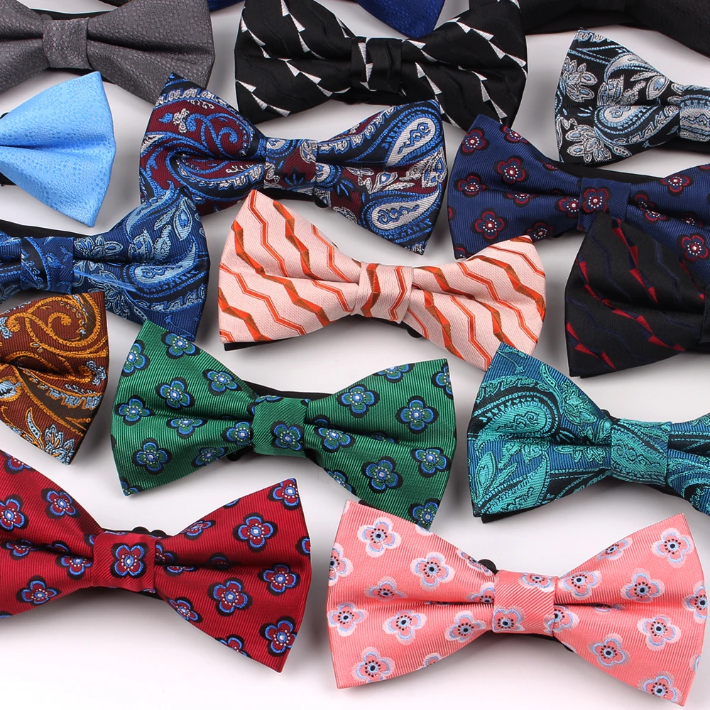 

Jacquard Men Bowtie Polyester Shirts Bow Tie For Men Business Wedding Bowknot Adult Cartoon Bow Ties Vestidos Gravata Borboleta