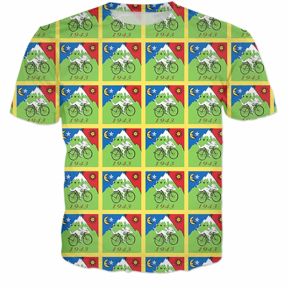 

Hofmann Blotter T Shirt Summer Style Fashion Tops Graphic Tee Women Men Tshirt Casual 3d Outerwear Psychedelic T Shirt