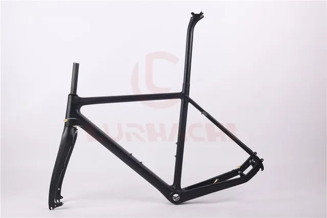 Special Offers LURHACHI T800 Carbon Fiber Cyclocross Bicycle Frame Carbon Cycle Cross Racing Bike Frame Fork Seat Post Headset Size 51/53/55cm Special Offers LURHACHI T800 Carbon Fiber Cyclocross Bicycle Frame Carbon Cycle Cross Racing Bike Frame Fork Seat Post Headset Size 51/53/55cm