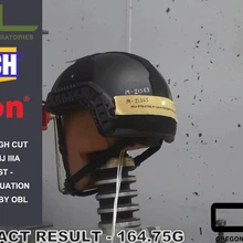 Тестирование видео-MILITECH Быстрый Шлем официальная лаборатория 9 мм тестирование затухания видео представлен OBL