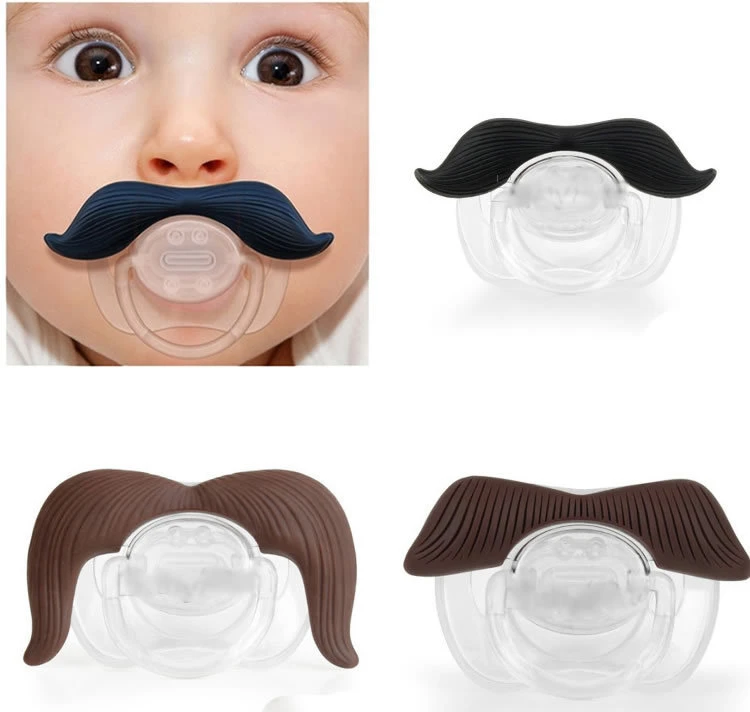 3 Pecas Lote Belle Enfant Mignon Silicone Dummy Bebe Enfants Moustache Sucette Souple Tetine Barbe Nipple Dentition Sucette Cadeau Bebe Soins Aliexpress
