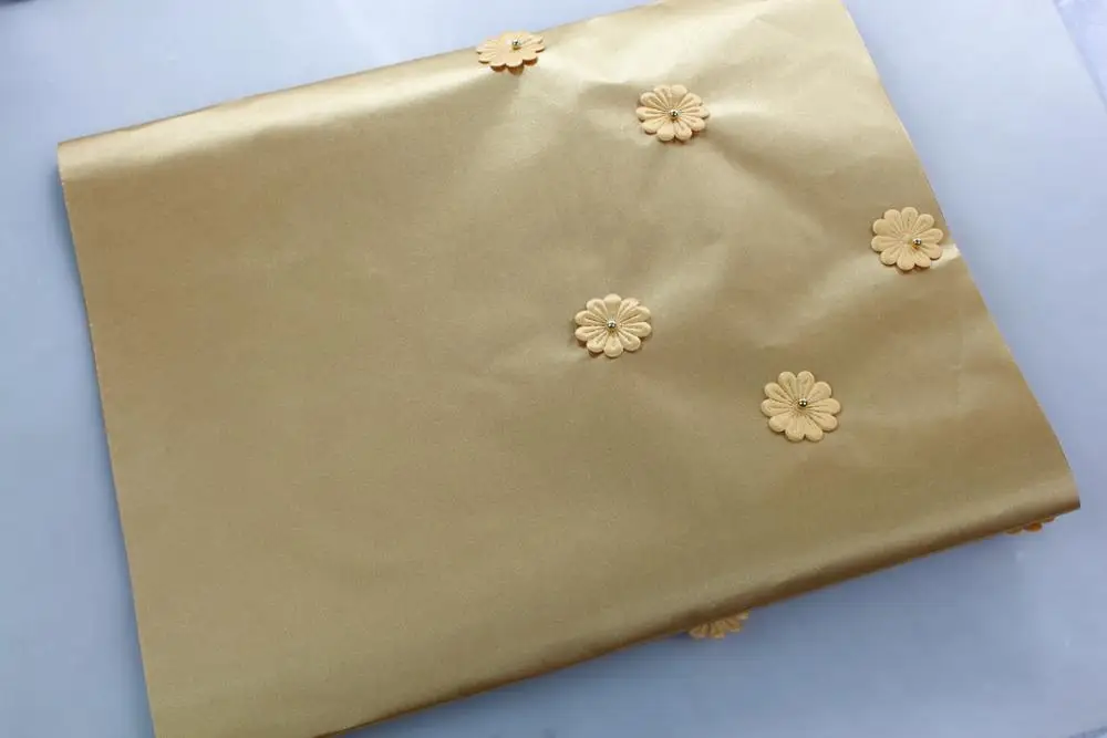 Latest design Solid Color African Sego headtie with Flower Appliques Head Gear Gele &amp Ipele HeadTie P367 GOLD | Дом и сад