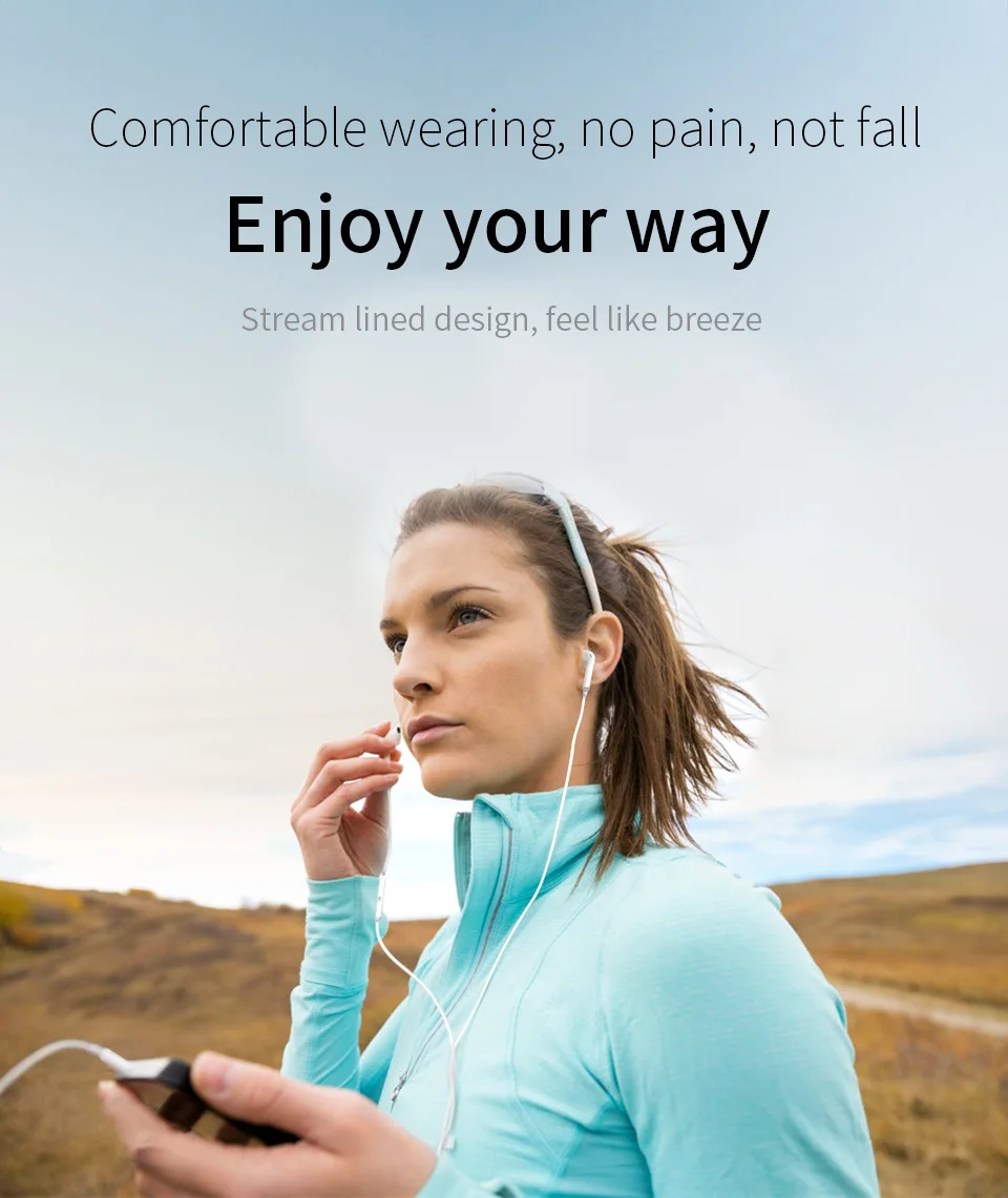 Earphones In-Ear Music 3.5mm for Android Subwoofer with wheat earplugs (5)