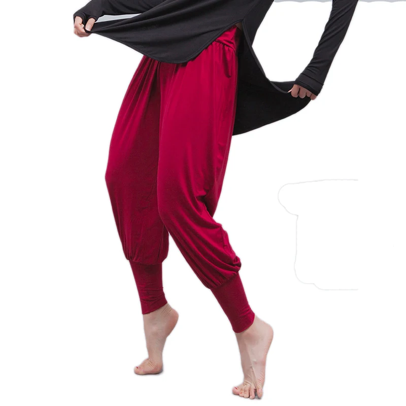 

Super Soft Modal Loose Sweat Pants Yoga Pants Women's Pyjama Trousers Dance Bloomers pants Free Size
