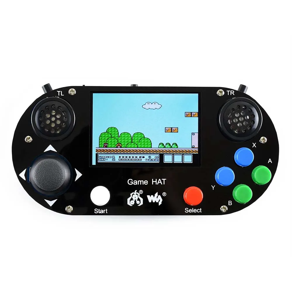 Game Console/Game Hat for Raspberry Pi A+/B+/2B/3B/3B+,3.5inch IPS screen,480*320 pixel .60 frame ,Onboard speaker,earphone jack