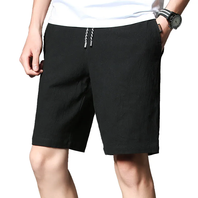 2018 New Fashion Casual Men Shorts Cotton Shorts For Men Drawstring ...