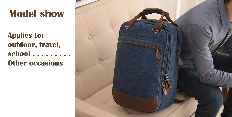 man backpack