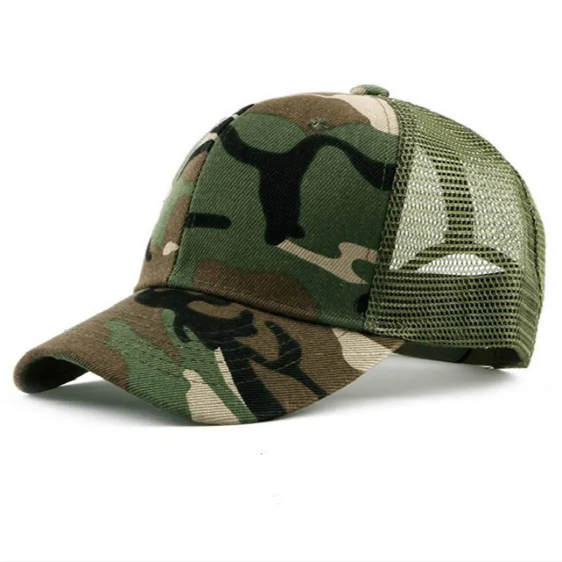  - COKK Camouflage Baseball Cap Men Snapback Summer Hats For Women Breathable Sport Mesh Cap Sun Hat Sunshade Golf Adjustable Adult