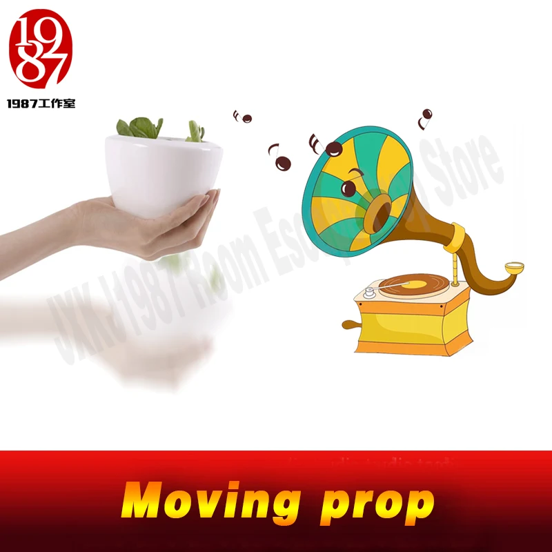 

JXKJ1987 real life room escape moving prop move the black trigger to unlock from JXKJ1987 adventurer game wireless moving prop
