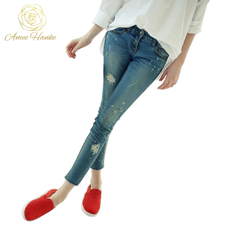 Skinny Plus Size Jeans 25 32 Women s Fashion boyfriend Jean For Woman Vintage Pencil Pants