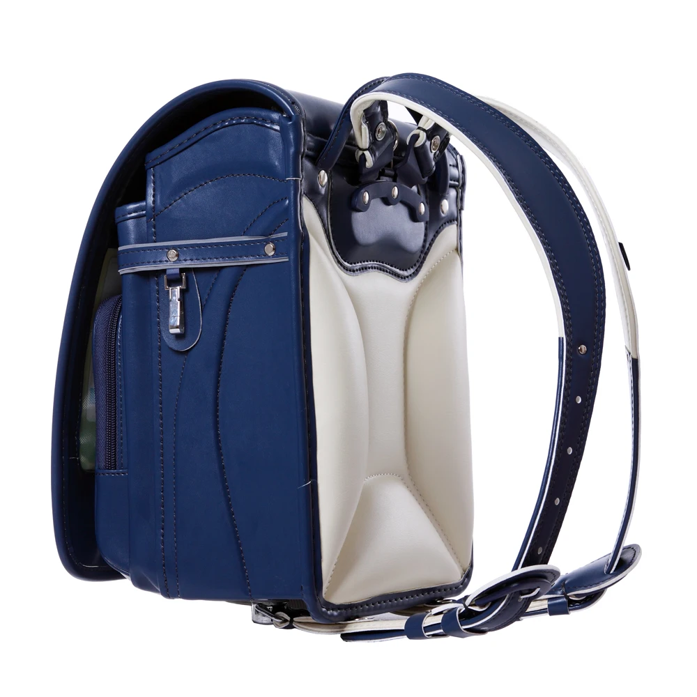 Coulomb мальчик синий рюкзак для детей школьная сумка Японский PU Hasp одноцветное высокое качество малыш Randoseru ортопедические рюкзаки 2018