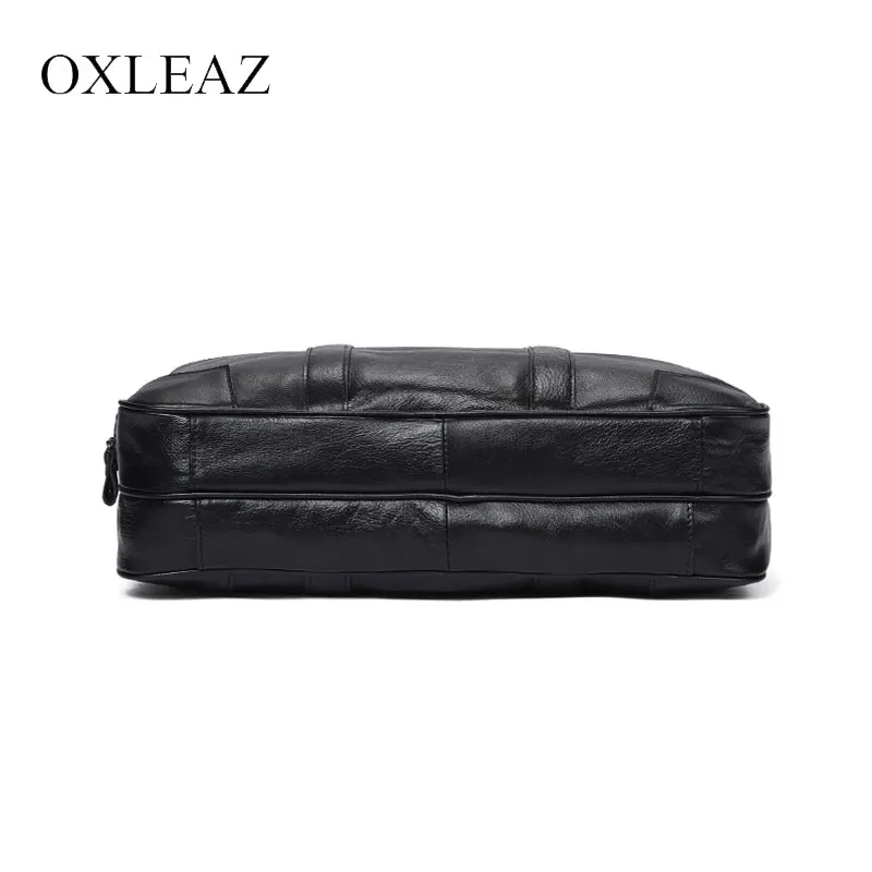 Oxleaz Элитный бренд Бизнес 15 &quotноутбук Портфели Для мужчин из натуральной кожи для