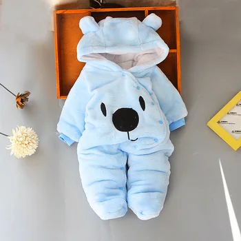 Baby clothing Boy girls Clothes Cotton Newborn toddler rompers cute Infant new born winter clothing 4