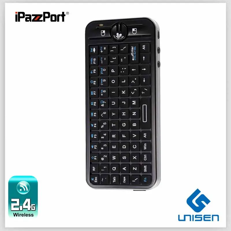 

Free Shipping iPazzPort 2.4GHz mini Fly Air Mouse Keyboard for PC factory supply