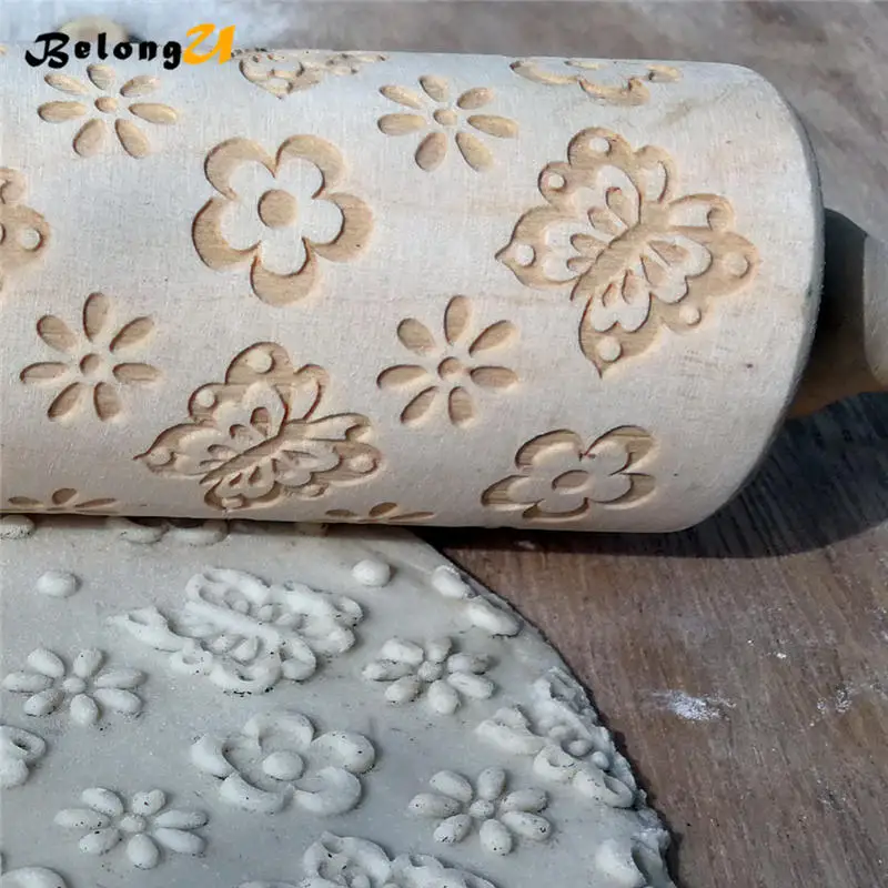 wood rolling pin MUW-245-06
