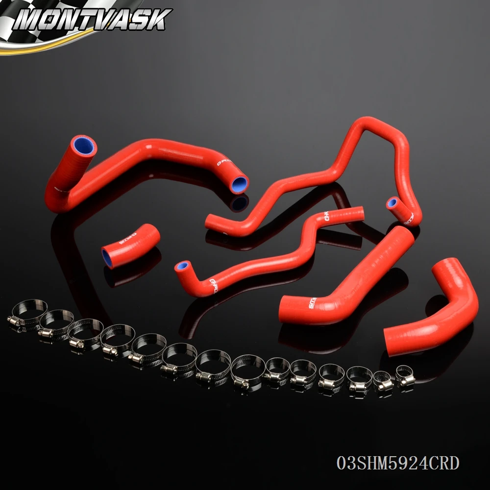 Gplus Silicone Radiator Coolant Hose Kit For Kawasaki ZX10R NINJA 2008