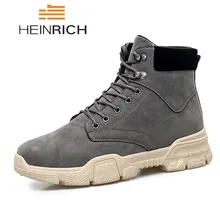 HEINRICHS/мужские брендовые уличные мотоциклетные ботинки; сезон осень-зима; Мужская обувь до щиколотки; обувь; Botas De Hombre; кроссовки