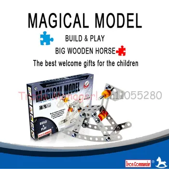 

3D Metal mechanical Dream-Trojans model, assembling puzzles children's toy , educational toys assembled magical model