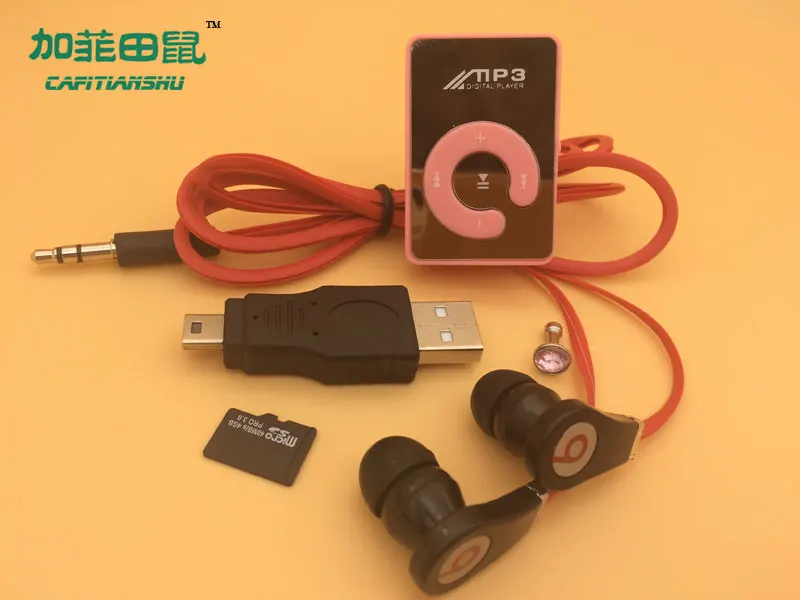 Hot sale Big promotion Mirror Portable MP3 player Mini font b Clip b font MP3 Player