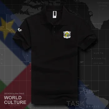 

Central African Republic Centrafrique CAF CA polo shirts men short sleeve white brands printed for country 2019 cotton nation 20