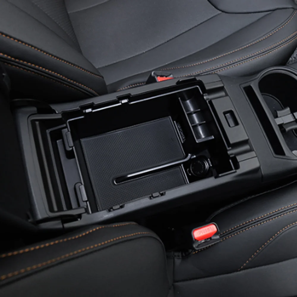 

CAR CENTER ARMREST STORAGE BOX ORGANIZER TRAY FOR SUBARU XV 2018 2019 ACCESSORIES CAR-STYLING