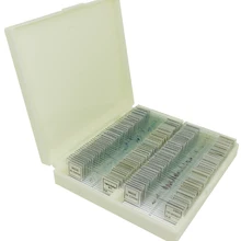 91 видов предметное стекло микроскопа срезанная коробка