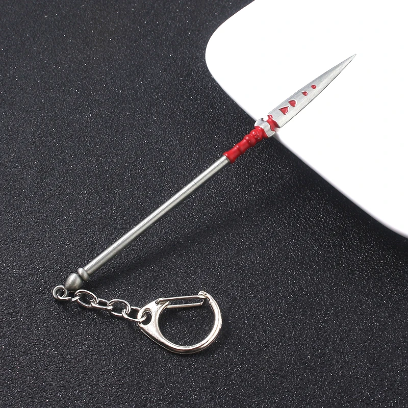 

SG Princess Mononoke Elf Tree Spear Weapon Key Chains Mononoke-hime Keyring For Kids Men Keychains Cosplay Jewelry