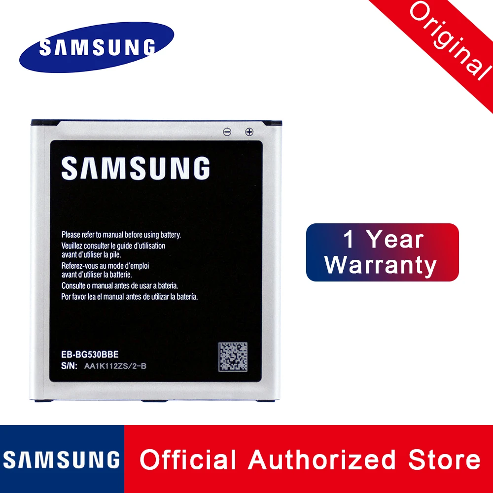 samsung Сменный аккумулятор для Galaxy Grand Prime J3 J5 EB-BG530BBE 2600 мАч G530 G530F G530FZ G530Y batteria Akku