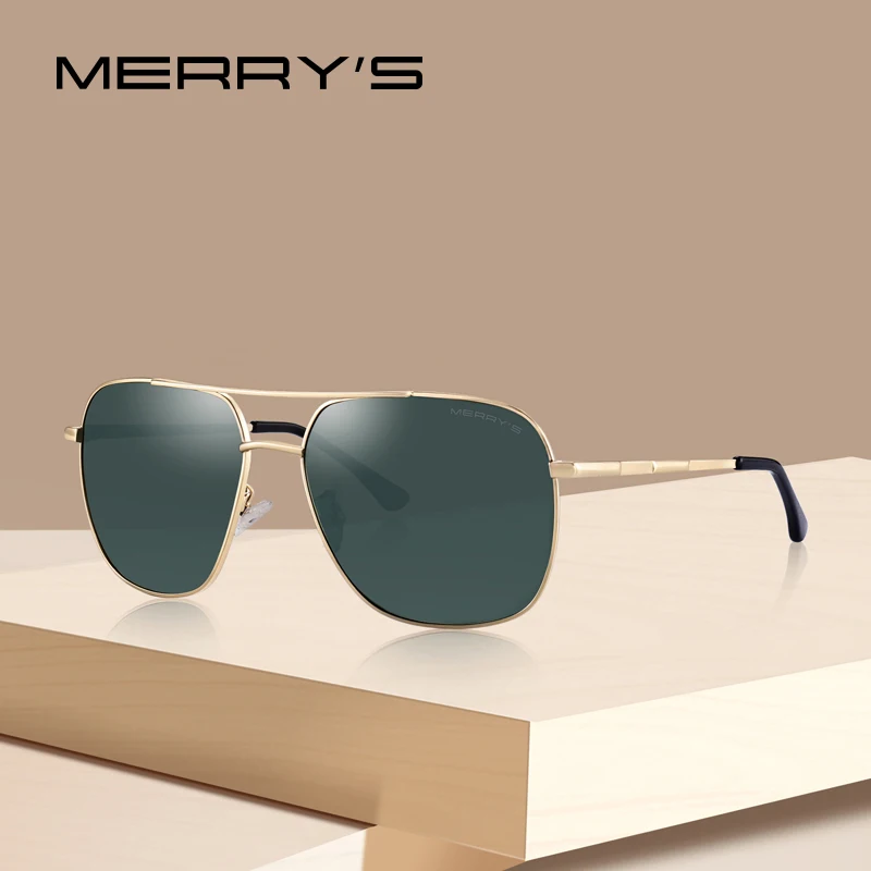 

MERRYS DESIGN Men Classic Sunglasses Aviation Frame HD Polarized Shades For Driving UV400 Protection S8173