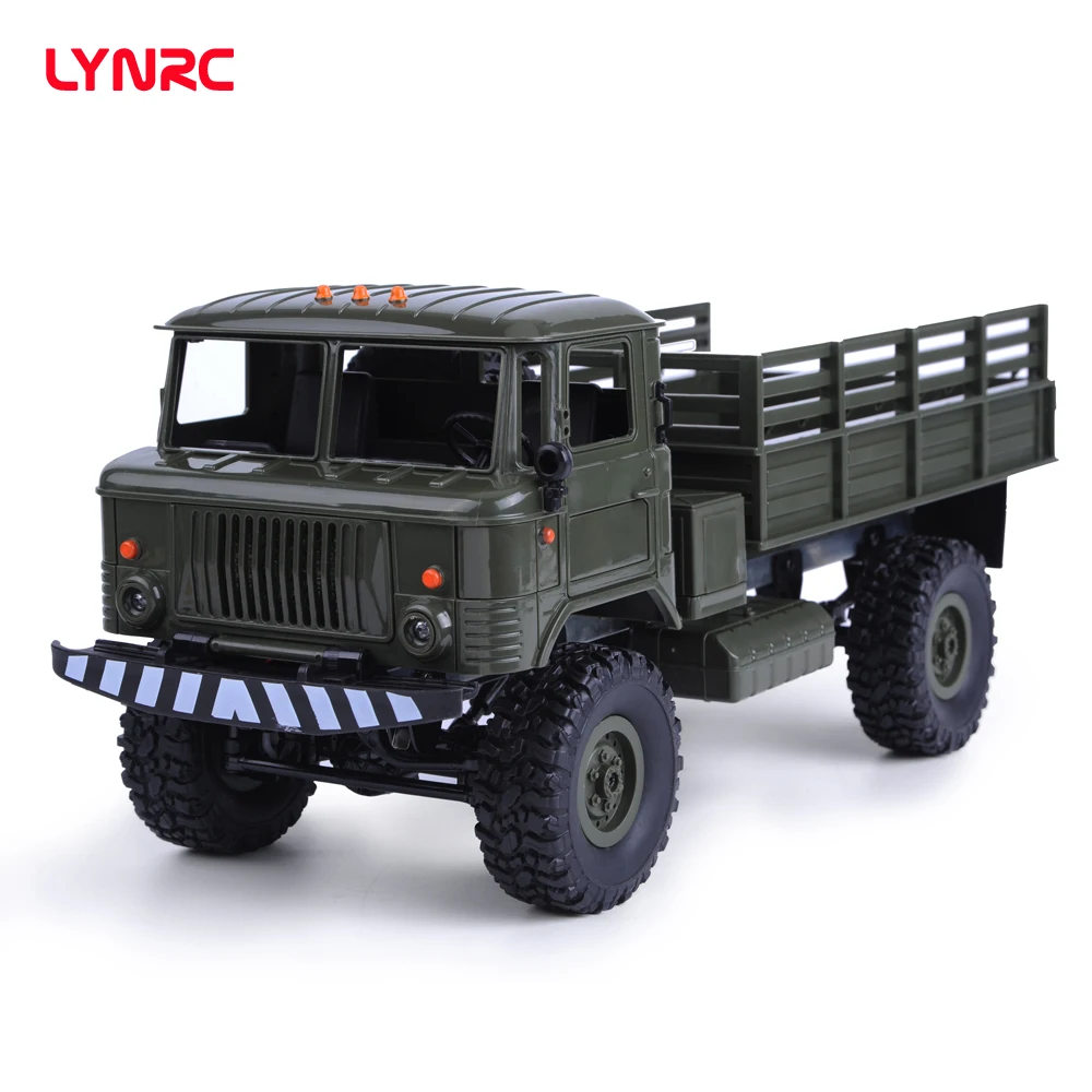 Lynrc BK-24 1/16 RC Military Truck 4 Wheel Drive Remote Control Off-Road RC Car Model Remote Control Climbing Car