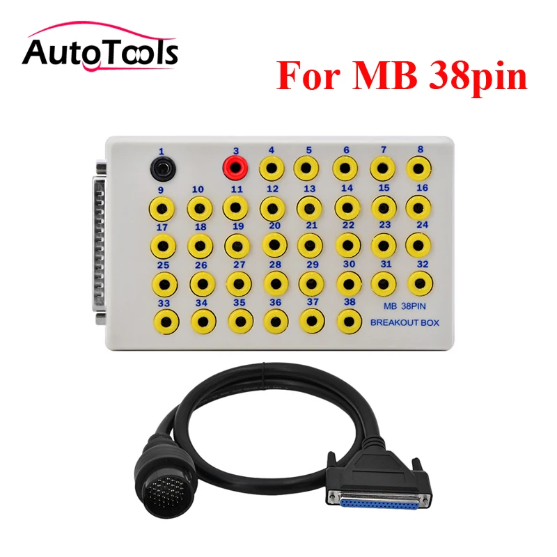 Для MB 38pin breakout box автомобильный диагностический инструмент break out pin автомобильные