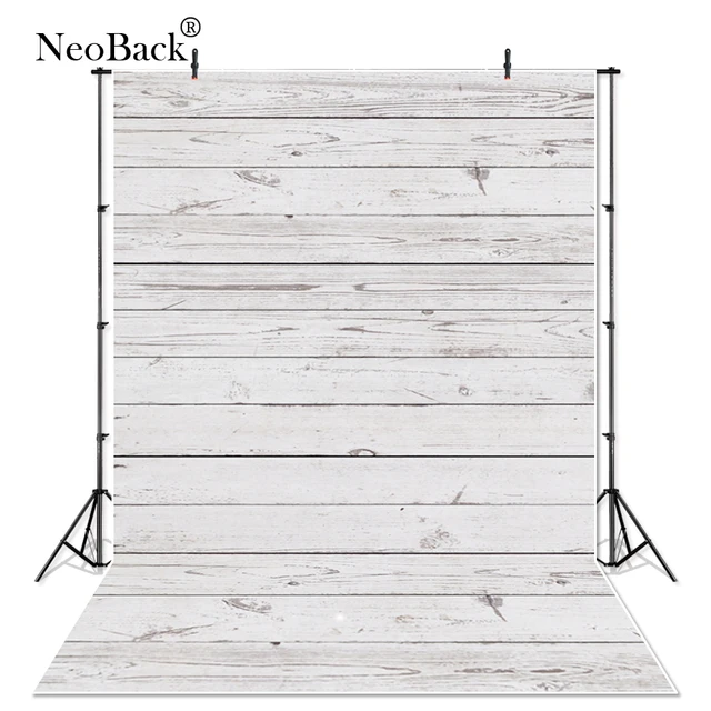 Off White Vinyl Cloth Wood Floor Cake Photographic Backdrop Photography Studio Backgrounds Printed Portrait Pet Photo Backdrops