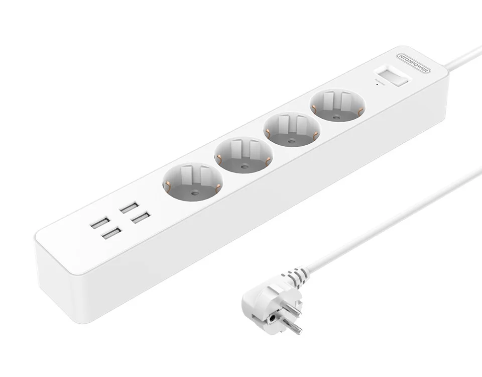 NTONPOWER USB Power Strip Socket EU Plug (16) 