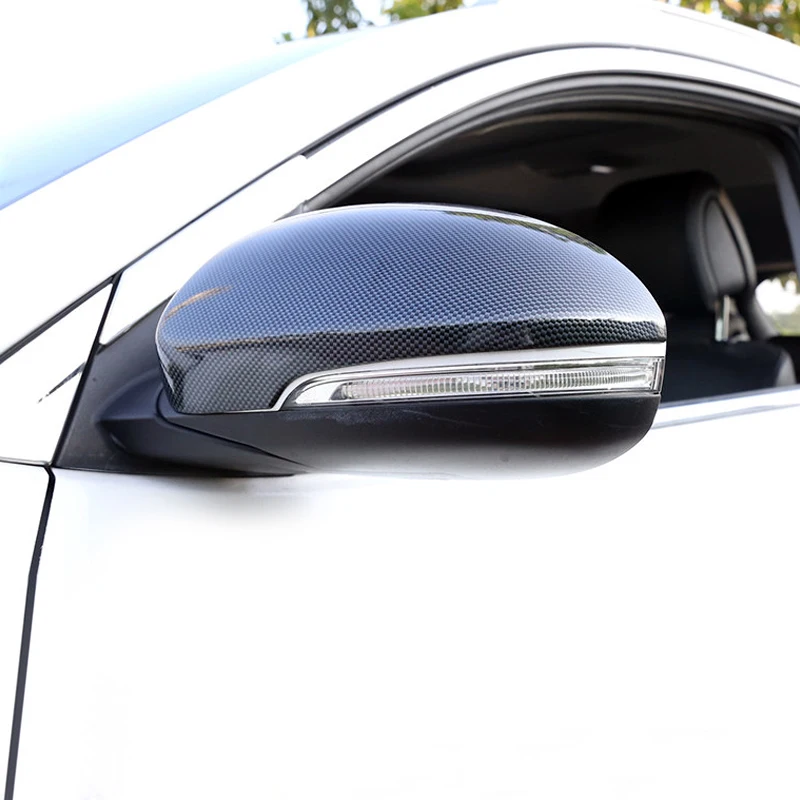 Внешний аксессуар из углеродного волокна ABS задняя дверь зеркало крышка 2 шт для hyundai Tucson автомобиль Стайлинг Аксессуары
