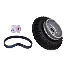 Free Shipping 200*50mm Electric Skateboard Gear Motor Truck Wheels Kit For Longboard Off Road Board