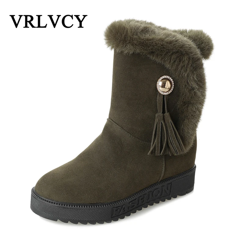 

2018 winter new Korean soft wild Harajuku snow boots female short boots cotton shoes plus velvet plus cotton women's shoes