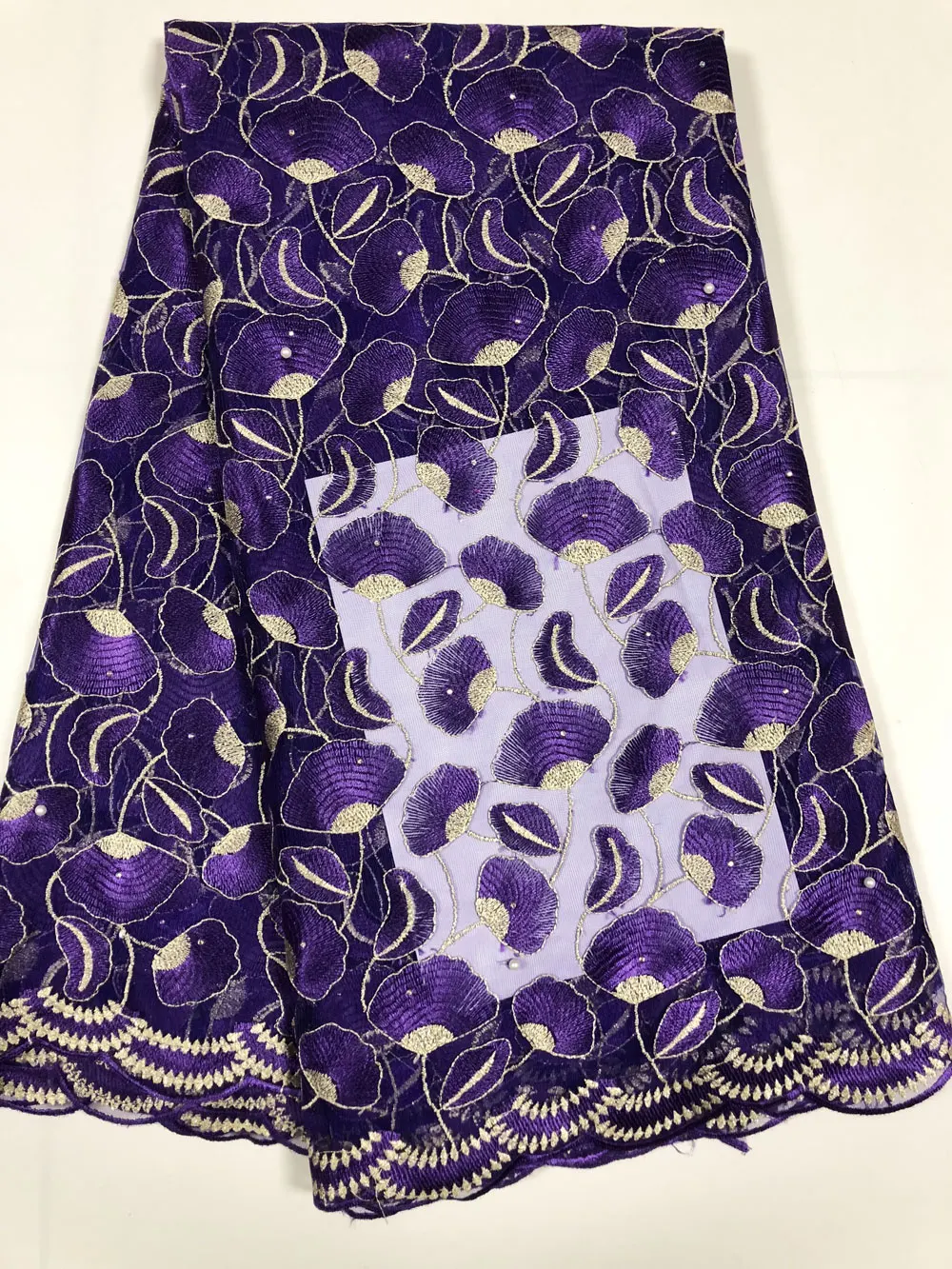 Buy Nigerian Lace African Lace Fabrics Fushia Green