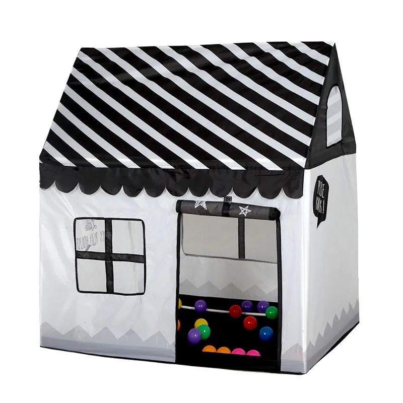 

Children's House Game Print Princess Tent Polyester Indoor Play House Birthday Gift Detachable Assembly Toy Tent for Kids