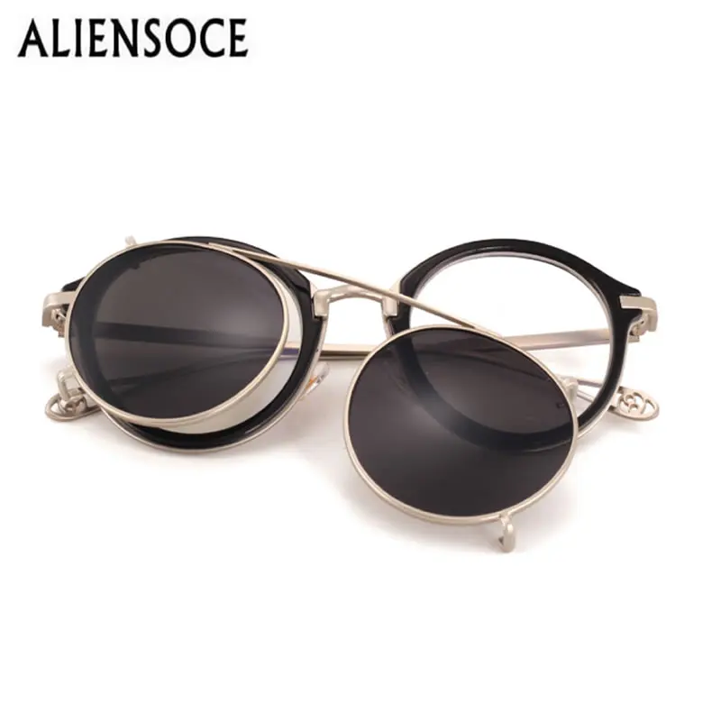 ALIENSOCE Fashion Women Double Beam Sunglasses Fli...