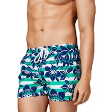 X 2019Men's спортивный Летний Пляжный Купальник Быстросохнущий Повседневный купальник Drawstring с принтом летний купальник zwembroek heren