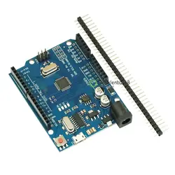 1 шт./лот UNO R3 CH340 CH340G Модуль платы MEGA328P UNO R3 ATMEGA328P AU Совместимость CH340 Micro USB Cool DIY Kit версия