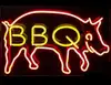 BBQ Pig Glass Neon Light Sign Beer Bar