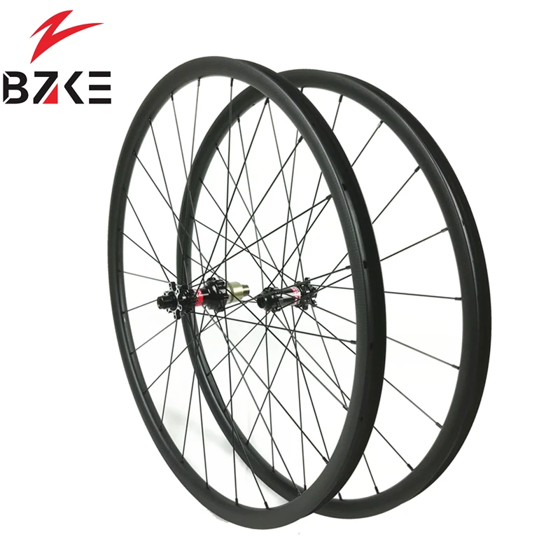 Cheap carbon mtb wheeks 29 carbon wheels mountain bicycle 30mm width 22mm deep carbon rim with Novatec D411/D412 hubs bicycle wheelset 1