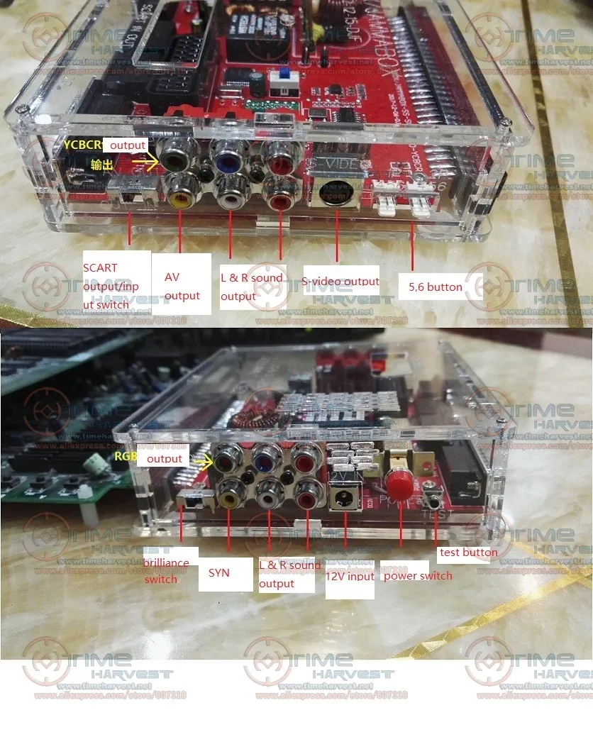 Новейший V2 супер пистолет JAMMA CBOX конвертер плата к SNK D15P джойстик и Сатурн геймпад для любого JAMMA PCB Pandora box MVS материнская плата